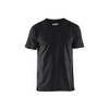 BLAKLADER 3360 Short Sleeve T-Shirt Black (Men) in Cotton Elastane – product display image; Holster Pockets false, Features Body-hugging fit; Stretchy