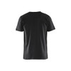 BLAKLADER 3360 Short Sleeve T-Shirt Black (Men) in Cotton Elastane – front view; Holster Pockets false, Features Body-hugging fit; Stretchy