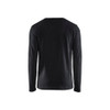 BLAKLADER 3500 Long Sleeve T-Shirt Black (Men) in Cotton Single Jersey 150 gsm – front view; Holster Pockets false, Features 100% cotton