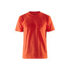 BLAKLADER 3531 Short Sleeve T-Shirt Orange Red (Men) in Cotton Single Jersey 150 gsm – product display image; Holster Pockets false