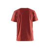BLAKLADER 3531 Short Sleeve T-Shirt Burned Red (Men) in Cotton Single Jersey 150 gsm – front view; Holster Pockets false, Features 100% cotton