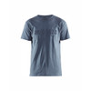 BLAKLADER 3531 Short Sleeve T-Shirt Numb Blue (Men) in Cotton Single Jersey 150 gsm – product display image; Holster Pockets false, Features 100% cotton