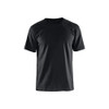BLAKLADER 3535 Short Sleeve T-Shirt Black (Men) in Cotton Jersey – product display image; Holster Pockets false