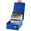 BOHRCRAFT 1100 HSS-R Drill Bit Set 1-10.5mm (Pack of 24) – product display image; Roll Forged, Type N, Application Drilling, Features DIN 338; Roll-Forged; Metal Box