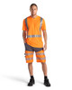 Choose Blaklader Workwear for t-shirts that keep you comfortable and confident, with the High Vis Orange model 3313 designed for everyday wear.