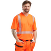 BLAKLADER T-Shirt  3386 with  for BLAKLADER
 T-Shirt  | 3386 High Vis Orange UV Protection T-Shirt with Reflective Tape Polyester that have UV Protection  available in Australia and New Zealand
