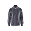 BLAKLADER 3349 Craftsman Sweater Grey (Men) in Brushed PolyCotton Terry 360 gsm – product display image; Holster Pockets false, Features Soft, brushed inner