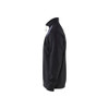 BLAKLADER 3353 Craftsman Sweater Black / Grey (Men) in Cotton French Terry 320 gsm – alternate side view; 0 wide, Holster Pockets false, Features 100% cotton; Hi-vis panels