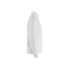 BLAKLADER 3362 Painters Fleece Sweater White / Dark Grey (Men) in Polyester Pique Fleece – side view; Holster Pockets false, Features Soft, brushed inner; Kangaroo pocket