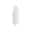 BLAKLADER 3362 Painters Fleece Sweater White / Dark Grey (Men) in Polyester Pique Fleece – alternate side view; Holster Pockets false, Features Soft, brushed inner; Kangaroo pocket