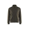 BLAKLADER 3362 Fleece Sweater Dark Olive Green / Black (Men) in Polyester Pique Fleece – product display image; Holster Pockets false, Features Soft, brushed inner; Kangaroo pocket