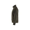 BLAKLADER 3362 Fleece Sweater Dark Olive Green / Black (Men) in Polyester Pique Fleece – alternate side view; Holster Pockets false, Features Soft, brushed inner; Kangaroo pocket