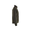 BLAKLADER 3362 Fleece Sweater Dark Olive Green / Black (Men) in Polyester Pique Fleece – side view; Holster Pockets false, Features Soft, brushed inner; Kangaroo pocket