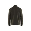 BLAKLADER 3362 Fleece Sweater Dark Olive Green / Black (Men) in Polyester Pique Fleece – front view; Holster Pockets false, Features Soft, brushed inner; Kangaroo pocket