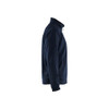 BLAKLADER 3362 Fleece Sweater Dark Navy / Black (Men) in Polyester Pique Fleece – side view; Holster Pockets false, Features Soft, brushed inner; Kangaroo pocket