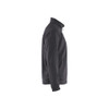 BLAKLADER 3362 Fleece Sweater Mid Grey / Black (Men) in Polyester Pique Fleece – side view; Holster Pockets false, Features Soft, brushed inner; Kangaroo pocket