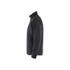 BLAKLADER 3362 Fleece Sweater Mid Grey / Black (Men) in Polyester Pique Fleece – alternate side view; Holster Pockets false, Features Soft, brushed inner; Kangaroo pocket