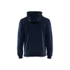 BLAKLADER 3363 Fleece Sweater Dark Navy / Black (Men) in Polyester Pique Fleece – front view; Holster Pockets false, Features Soft, brushed inner; Kangaroo pocket