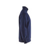 BLAKLADER 3365 Craftsman Sweater Navy Blue (Men) in Brushed PolyCotton Terry 360 gsm – side view; Holster Pockets false, Features Soft, brushed inner