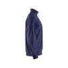 BLAKLADER 3369 Sweater Navy Blue (Men) in Cotton French Terry – side view; Holster Pockets false, Features 100% cotton