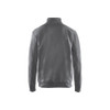 BLAKLADER 3369 Sweater Grey (Men) in Cotton French Terry 320 gsm – front view; Holster Pockets false, Features 100% cotton