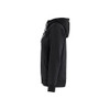 BLAKLADER 3395 Craftsman Hoodie Black (Women) in Brushed PolyCotton Terry 360 gsm – alternate side view; Holster Pockets false, Features Soft, brushed inner; Kangaroo pocket
