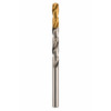 BOHRCRAFT 1124 HSS-G TiN Twist Drill 6.5mm (Pack of 10) – front view; Type N-TP, Application Drilling, Cutting Teeth TiN Point / Split Point, Features DIN 338