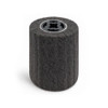 RESTORER TOOL WRSBW40 Soft Abrasive Wheel 80mm 100mm – front view; 80mm diameter x 100mm width, Non-Woven Abrasive, Application Very Fine Polishing, Grit 400