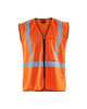 BLAKLADER Vest | Vest Work Uniform Vest with Reflective Tape + VISITOR Print with Neutral for Plumbers, Carpenters and Electricians available in Melbourne