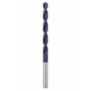 BOHRCRAFT 1148 HSS-Co8 TiAlN Twist Drill 7.4mm (Pack of 5) – front view; HSS-E, Type N-HD, Application Drilling, Cutting Teeth Split Point