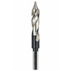 BOHRCRAFT 1204 HSS-G Twist Drill 14mm 12.7 mm Reduced Shank – front view; Fully Ground, TURBO STEP, Application Drilling, Cutting Teeth Step Geometry