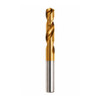 BOHRCRAFT 1266 HSS-Co5 TiN Twist Drill 5.5mm (Pack of 10) – front view; HSS-E, Type N, Application Drilling, Cutting Teeth Split Point