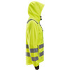 SNICKERS Polyester High Vis Yellow  Hoodie  for Electricians that have Full Zip Reflective Tape  available in Australia and New Zealand