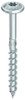 Main product image of HECO 10 x 120 mm silver zinc steel flange head full thread screw with T-40 drive.