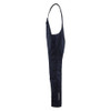 BLAKLADER 2666 Industry Bib Overall Dark Navy Blue (Men) in 2-Way Stretch Cotton Canvas with Kneepad Pockets – alternate side view; Holster Pockets false, Kneepad Pockets true, Features 2-way stretch; Pre-bent legs; Reflective details