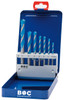 BOHRCRAFT Drill Bits | 2270 LASER TCT Drill Bits Set ⌀ 4, 5, 6, 7, 8, 10, 12mm in Mineral Material