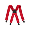 BLAKLADER 4009 Craftsman Braces Red in Polyester Elastane – product display image; Gender Unisex, Holster Pockets false, Stretch true