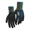 BLAKLADER 2930 Craftsman Glove Dark Navy Blue in Nitrile Coated Knit – product display image; Gender Unisex, Holster Pockets false, Features Precision glove; Unlined; Chromium free; Nitrile coated