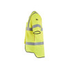 BLAKLADER 3034 Flame Resistant Waistcoat Hi-Vis Yellow (Men) in Flame Resistant (Flame resistant material; Antistatic quality; Extended back) – side view; Application Craftsman, Holster Pockets false