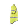 BLAKLADER 3034 Flame Resistant Waistcoat Hi-Vis Yellow (Men) in Flame Resistant (Flame resistant material; Antistatic quality; Extended back) – alternate side view; Application Craftsman, Holster Pockets false