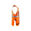 BLAKLADER 3027 High Vis Waistcoat Orange (Men) in Hi-Vis PolyCotton Satin with Holster Pockets (Pre-bent sleeves; Wide reflectives) – side view; Application Craftsman, Holster Pockets true, Kneepad Pockets false
