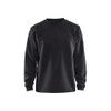 BLAKLADER 3335 Craftsman Sweater Black (Men) in Cotton Sweat – product display image; Holster Pockets false, Features Extended back