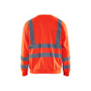 BLAKLADER 3341 High Vis Sweater Hi-Vis Red (Men) in Polyester Jersey – front view; Application Craftsman, Holster Pockets false, Features Wide reflectors