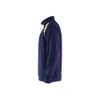 BLAKLADER 3353 High Vis Sweater Navy Blue / Hi-Vis Yellow (Men) in Cotton French Terry 320 gsm – alternate side view; Application Craftsman, Holster Pockets false, Features 100% cotton; Hi-vis panels