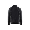BLAKLADER 3369 Sweater Black (Men) in Cotton French Terry 320 gsm – front view; Holster Pockets false, Features 100% cotton