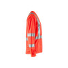 BLAKLADER 3383 High Vis T-Shirt Hi-Vis Red (Men) in UV-Protective Polyester Birdseye Knit – side view; Application UV Protection, Holster Pockets false, Features Functional knitted; Moisture wicking; UV protected; Wide reflectors