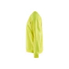 BLAKLADER 3401 High Vis Fleece Sweater Hi-Vis Yellow (Men) in PolyCotton Fleece – alternate side view; Application Craftsman, Holster Pockets false, Features Soft, brushed inner