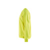 BLAKLADER 3401 High Vis Fleece Sweater Hi-Vis Yellow (Men) in PolyCotton Fleece – alternate side view; Application Craftsman, Holster Pockets false, Features Soft, brushed inner