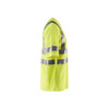 BLAKLADER 3413 High Vis T-Shirt Hi-Vis Yellow (Men) in Polyester Pique – side view; Application Craftsman, Holster Pockets false, Features Wide reflectors