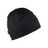 BLAKLADER 2023 Craftsman Hat Black / Yellow in 4-Way Stretch Polyester Fleece – side view; Gender Unisex, Holster Pockets false